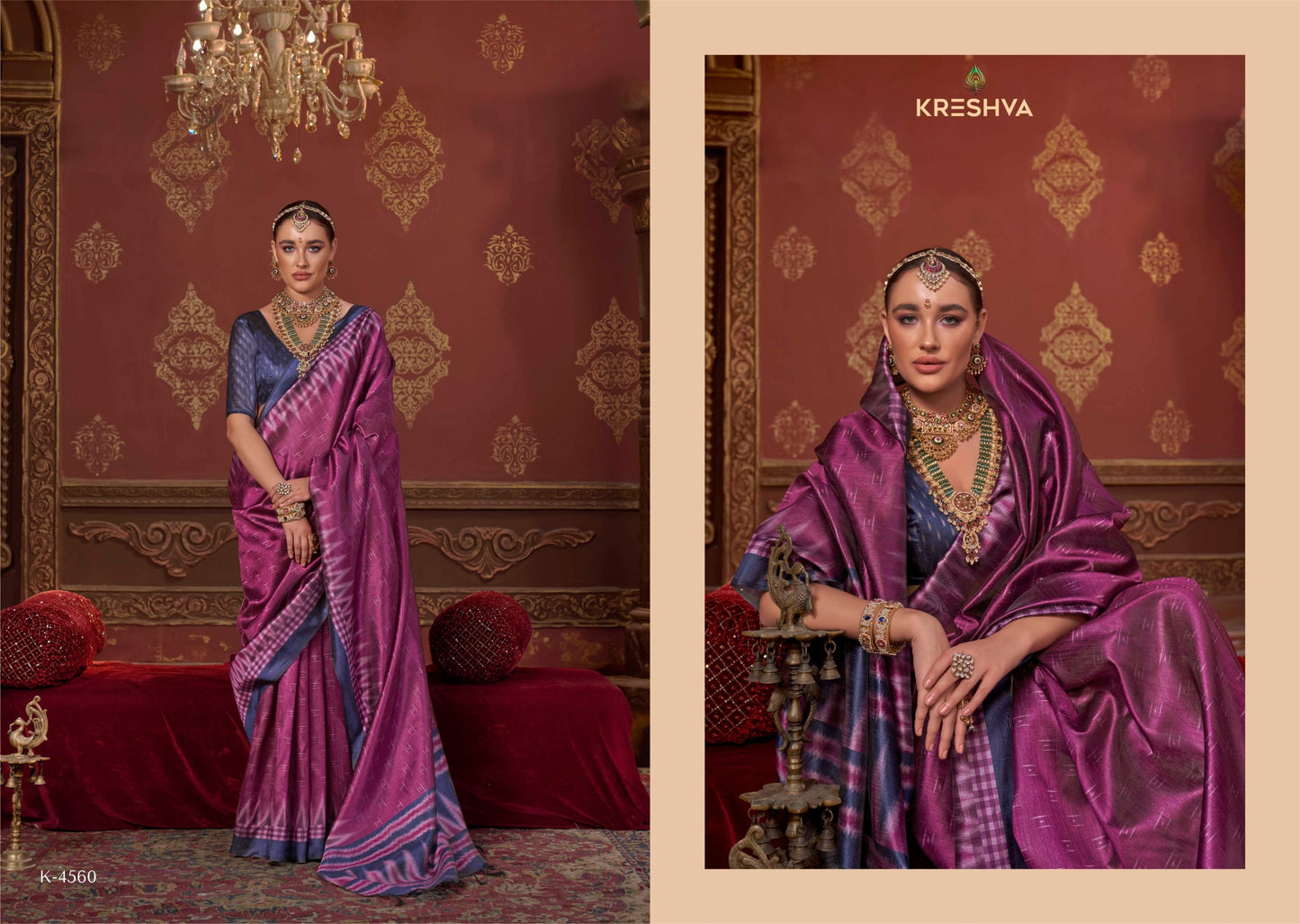 4560 Takshshila Kreshva Pc Silk Sarees