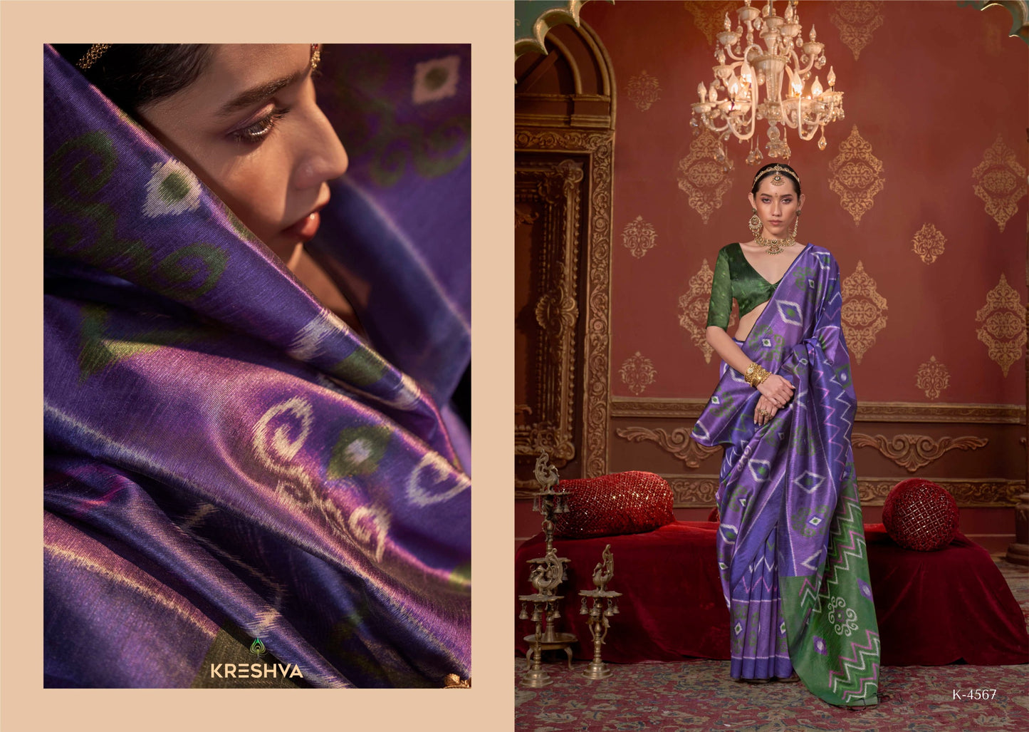 4567 Takshshila Kreshva Pc Silk Sarees