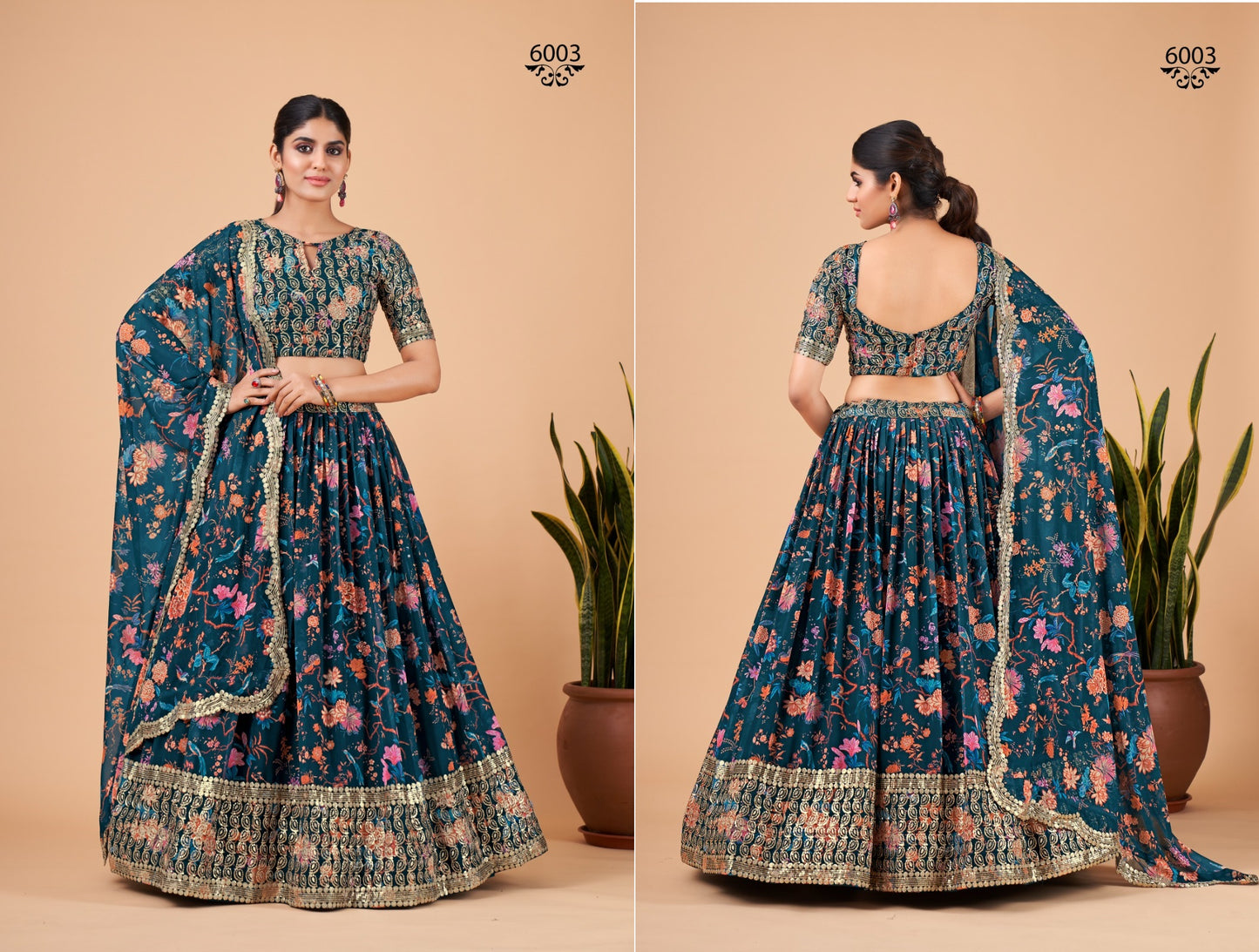 6003 Florence Aahvan Designs Lehenga Choli