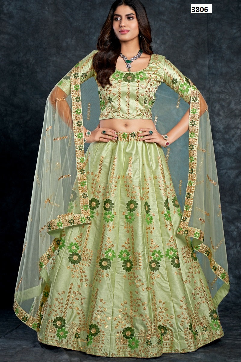 3806 Bridal Saga Aahvan Designs Lehenga Choli