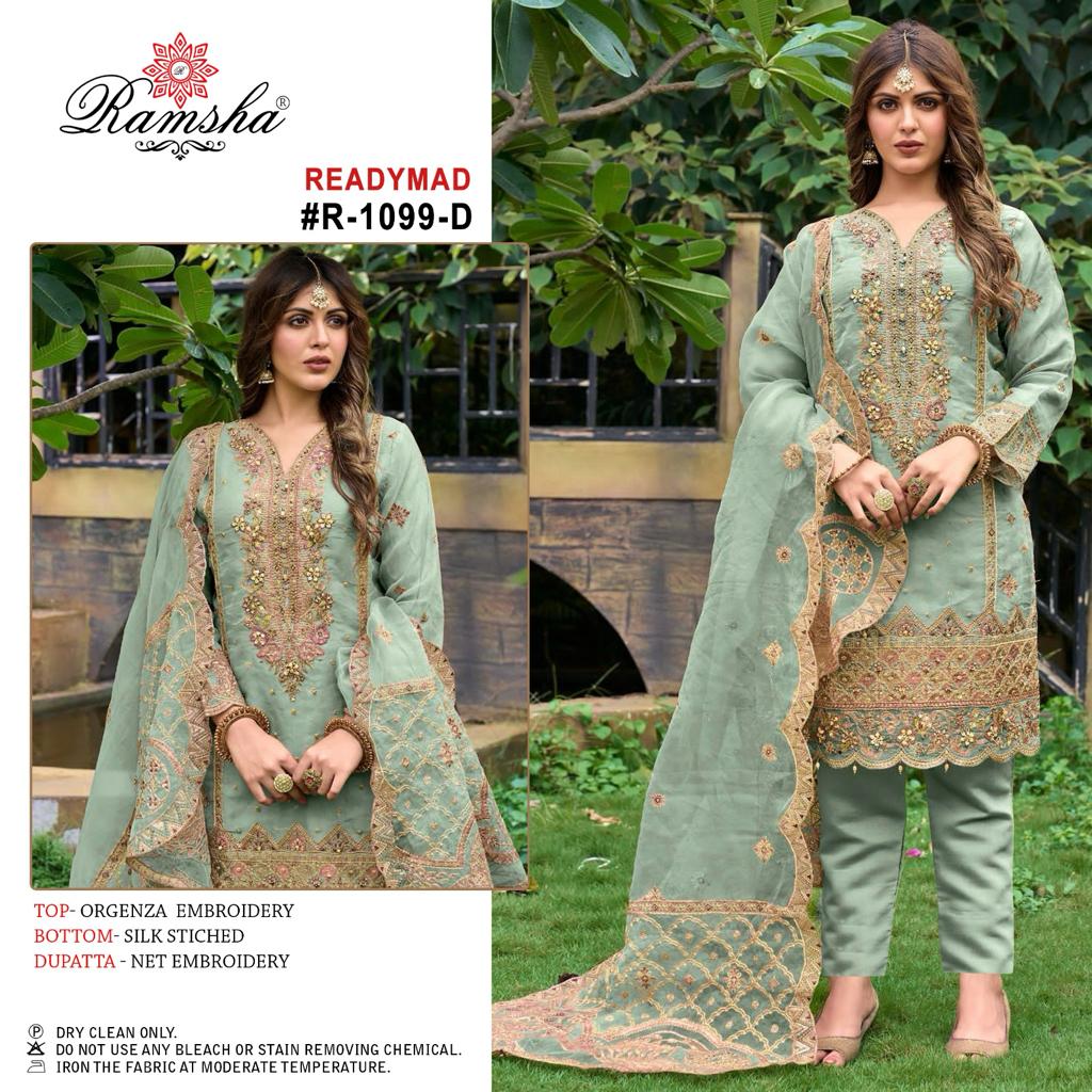 1099D Ramsha Pakistani Readymade Suits