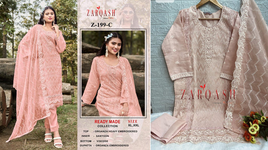 199C Zarqash Pakistani Readymade Suits