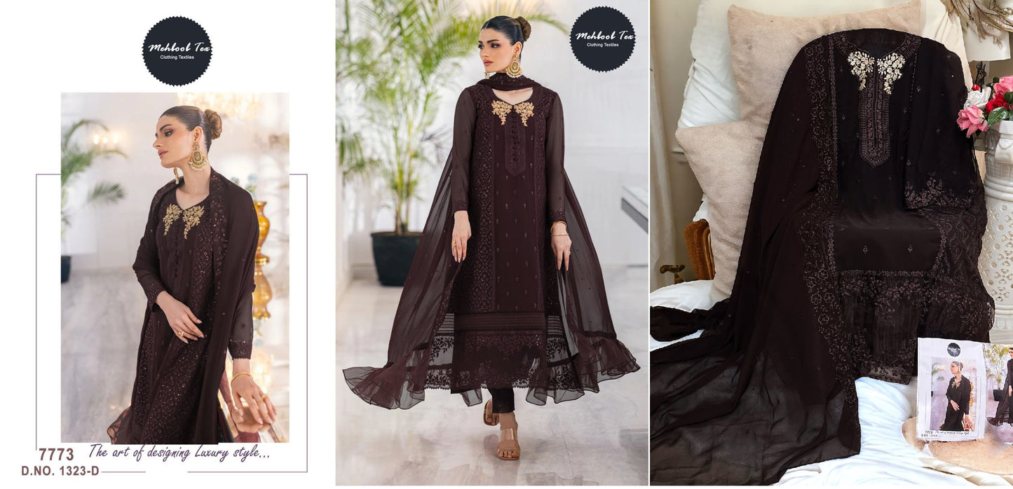 1323D Mehboob Tex Pakistani Salwar Suits