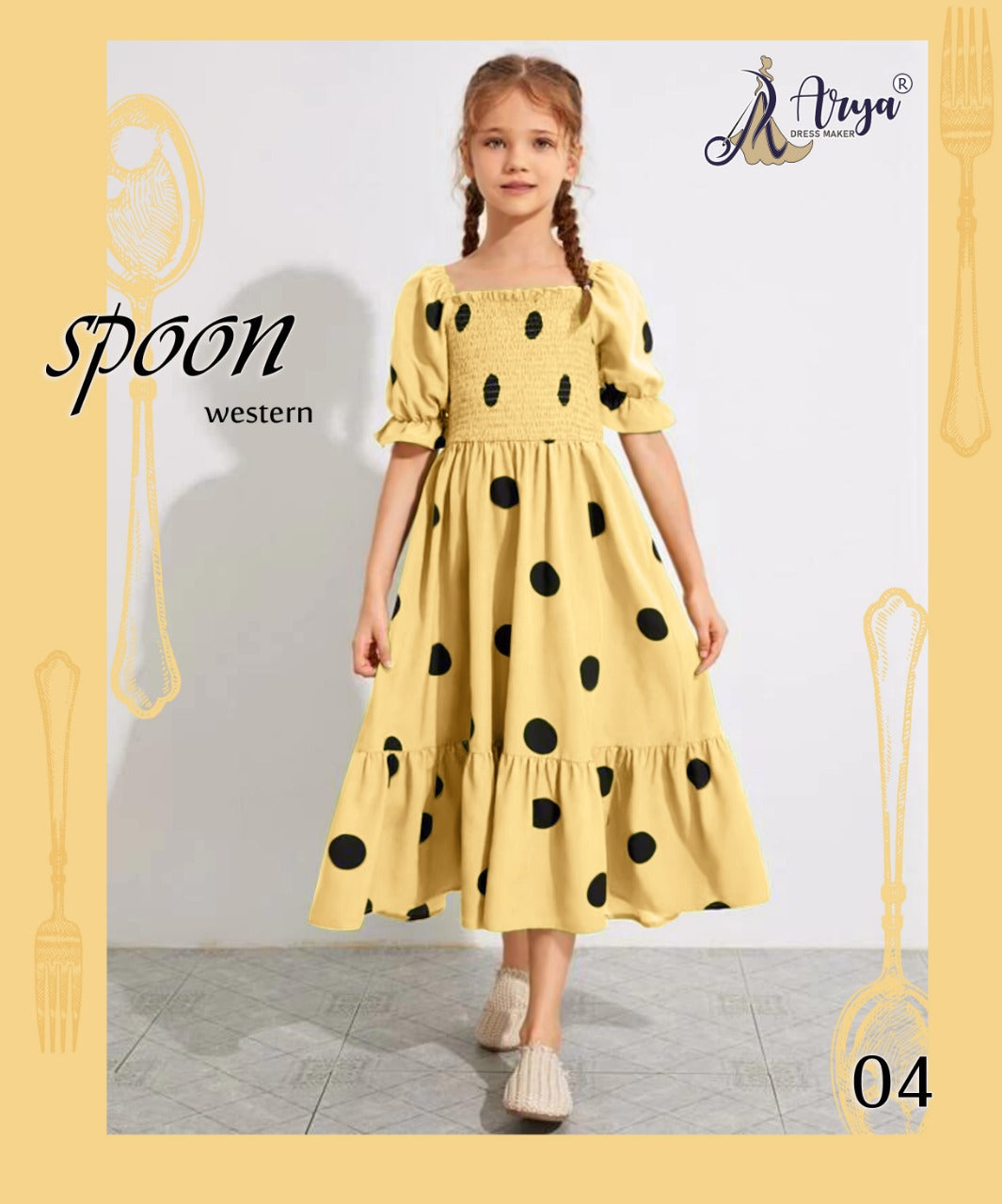 04 Spoon Adm Girls Western Dress