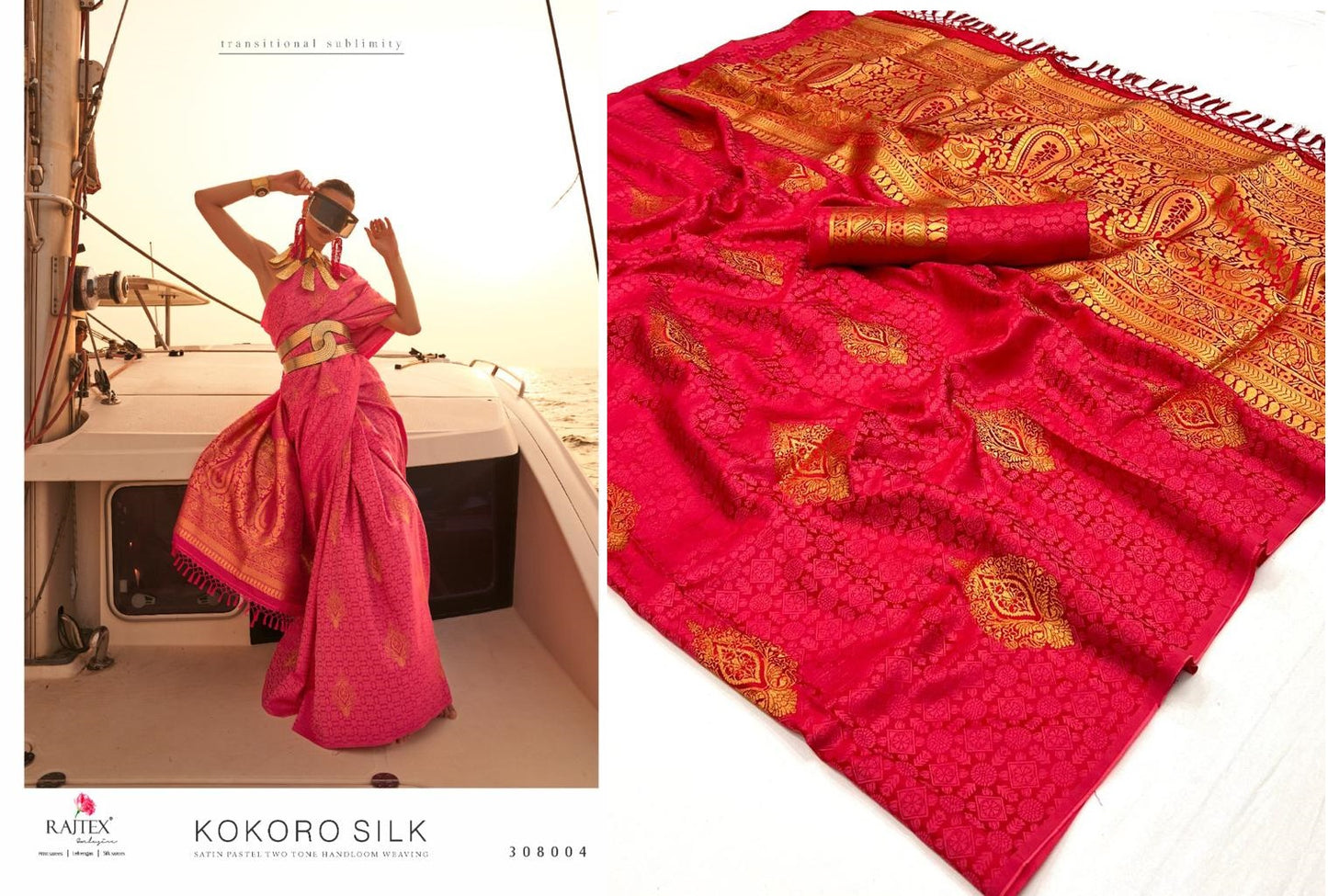 308004 Kokoro Silk Rajtex Sarees