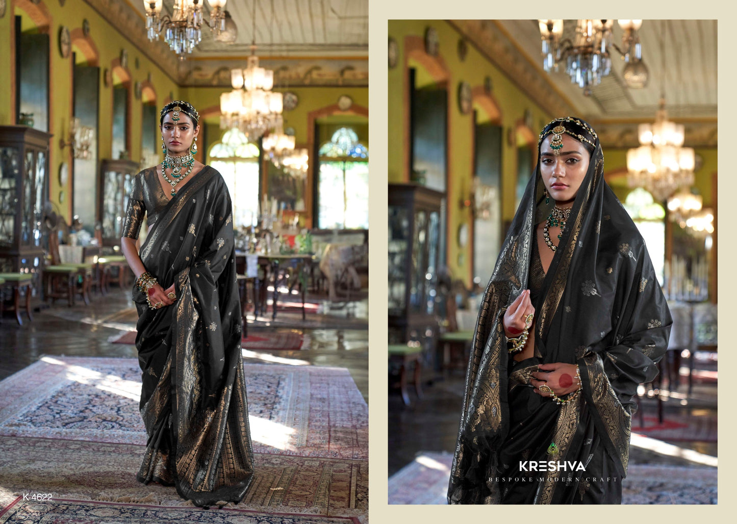 4622 Viraangana Kreshva Soft Silk Sarees