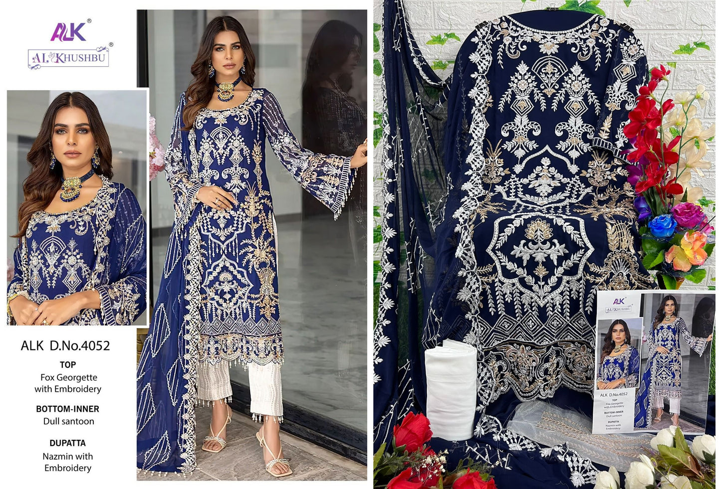 4052 Alk Pakistani Salwar Suits