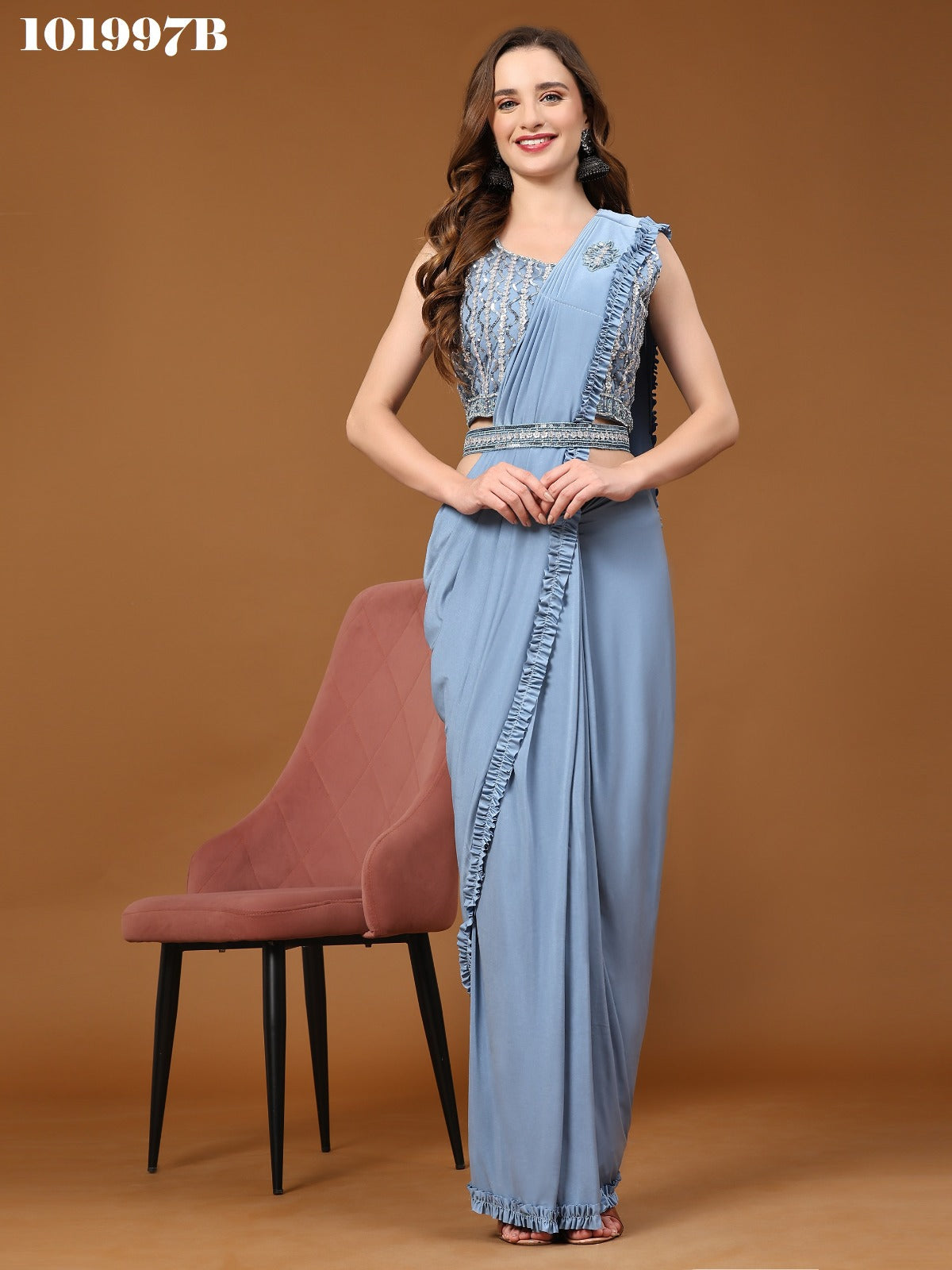 101997B Amoha Ready To Wear Saree