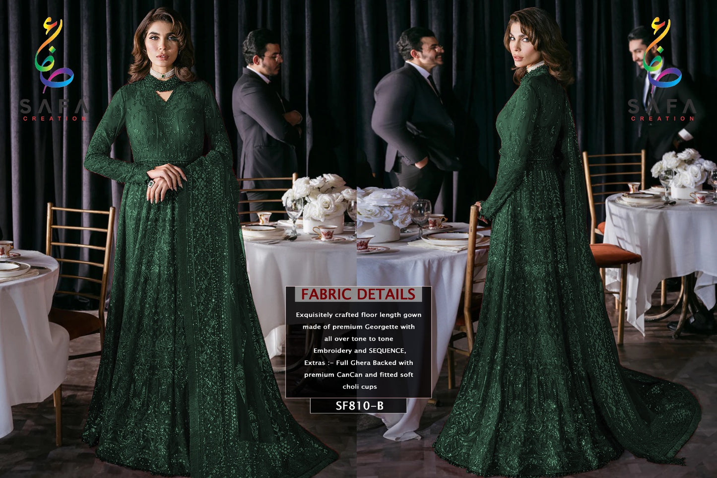 810B Safa Creation Pakistani Salwar Suits