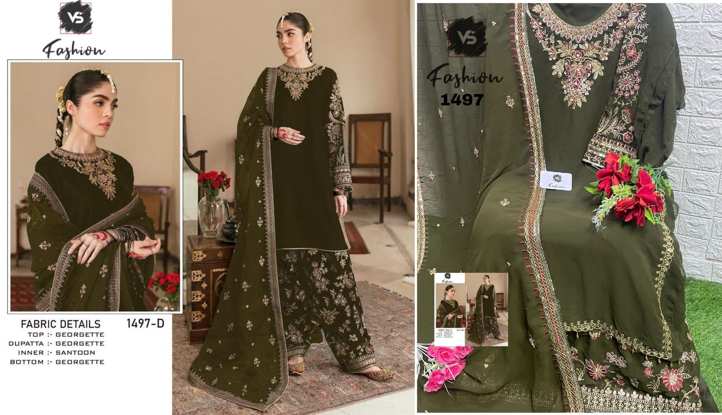 1497D Vs Fashion Pakistani Salwar Suits