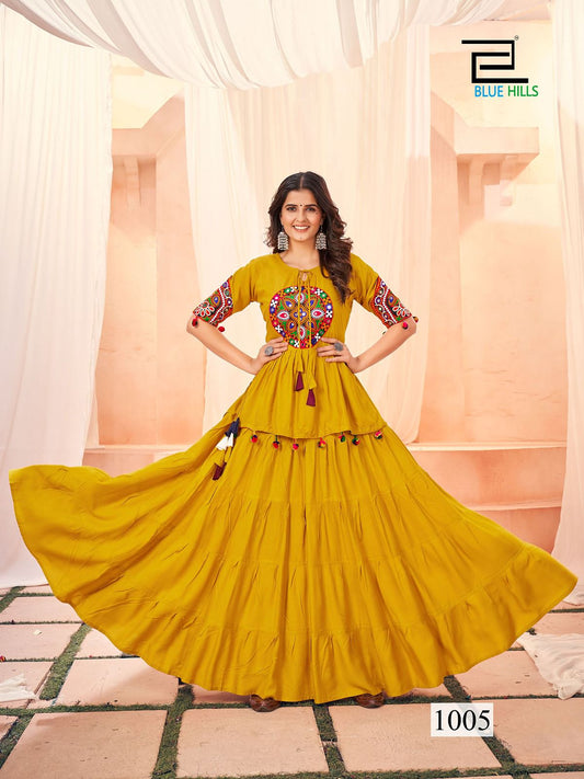 1005 Dholida Bluehills Women Kedia