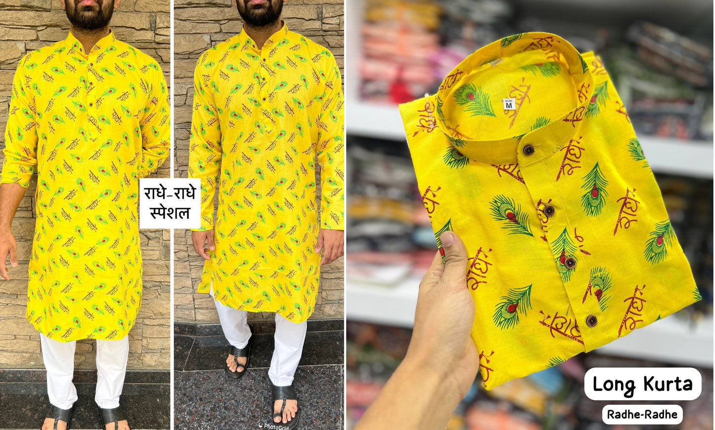 Radhe Bluehills Mens Kurta