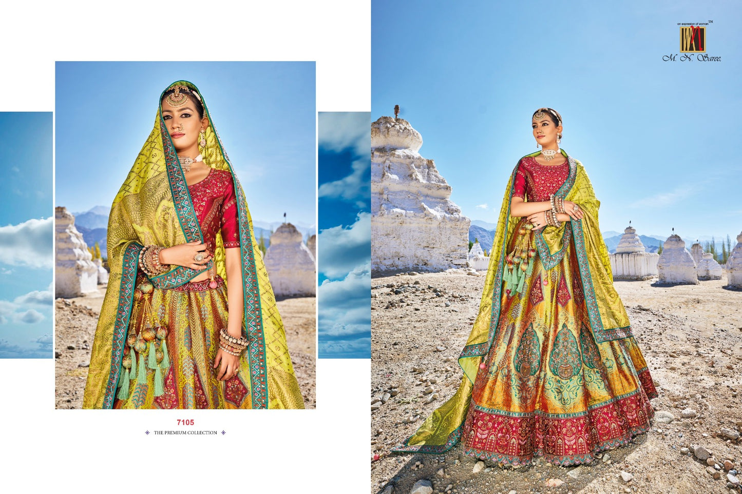 7105 Mn Lehenga Choli