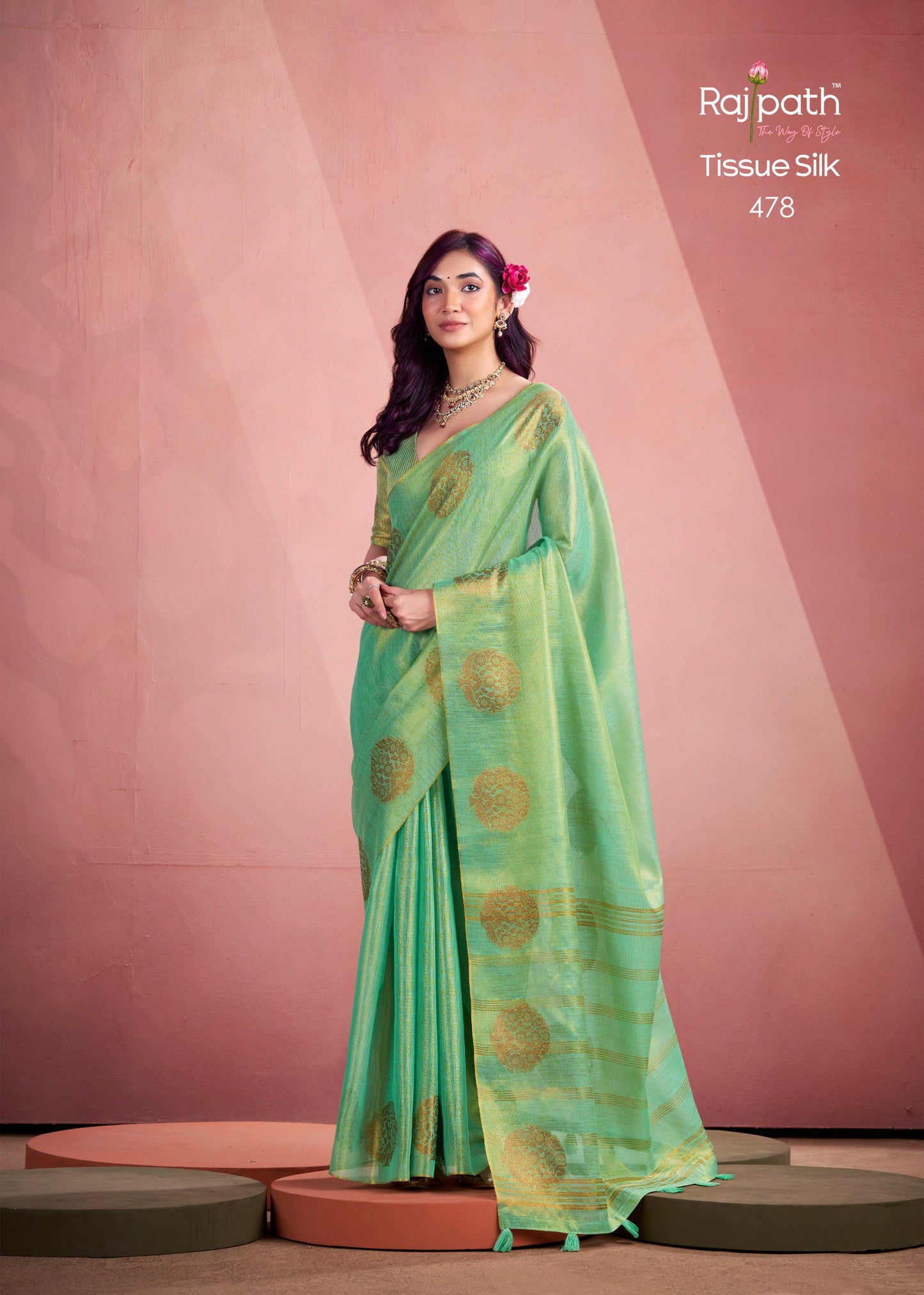 478 Mini Rajpath Silk Sarees