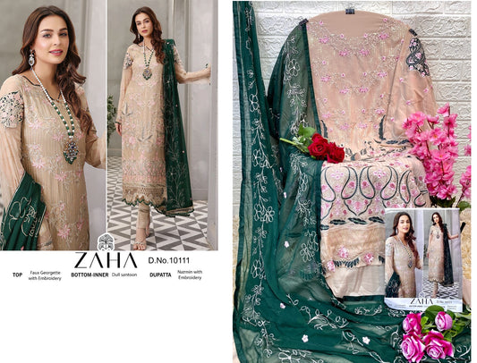 10111 Zaha Pakistani Salwar Suits