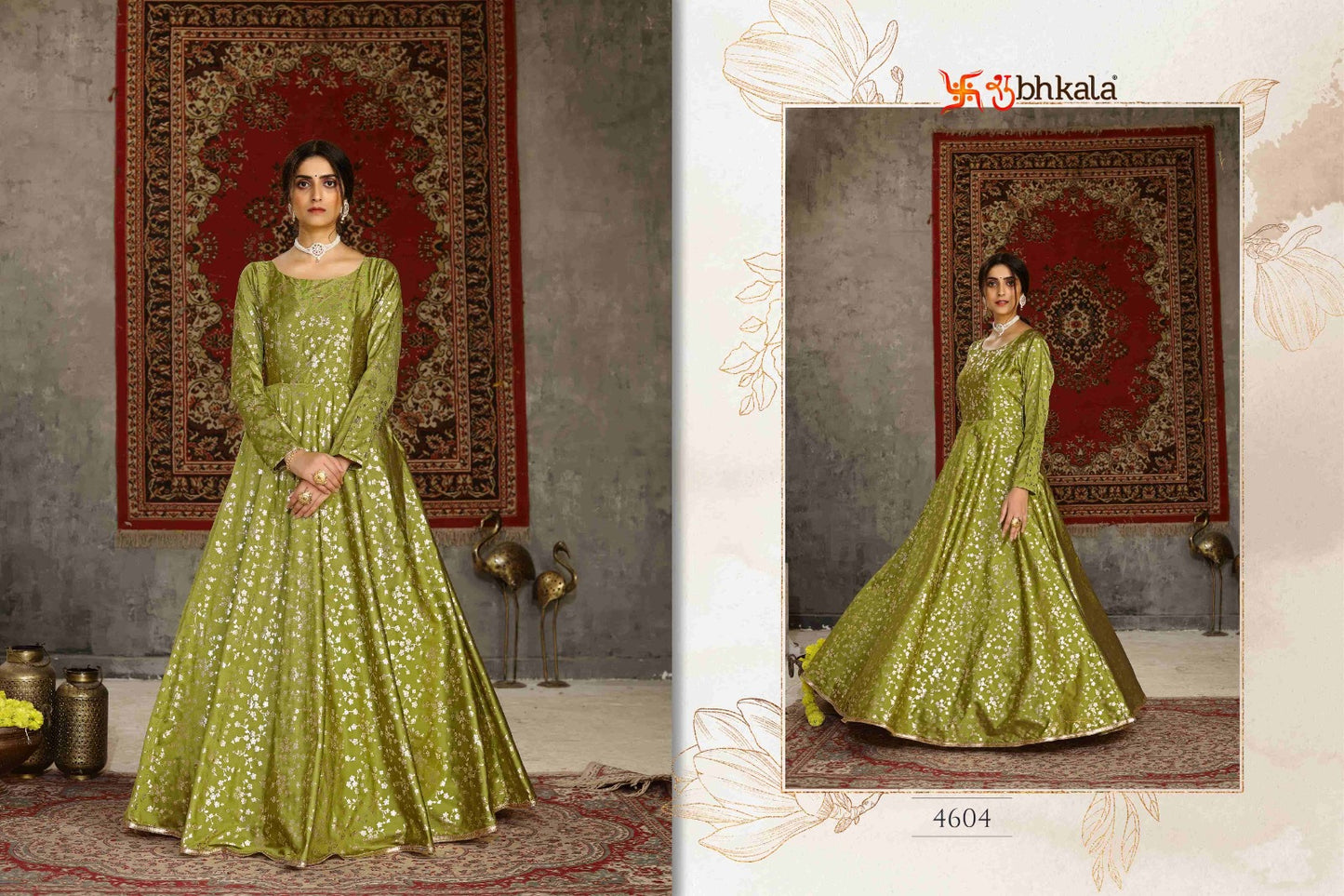 4604 Flory Vol 15 Shubhkala One Piece