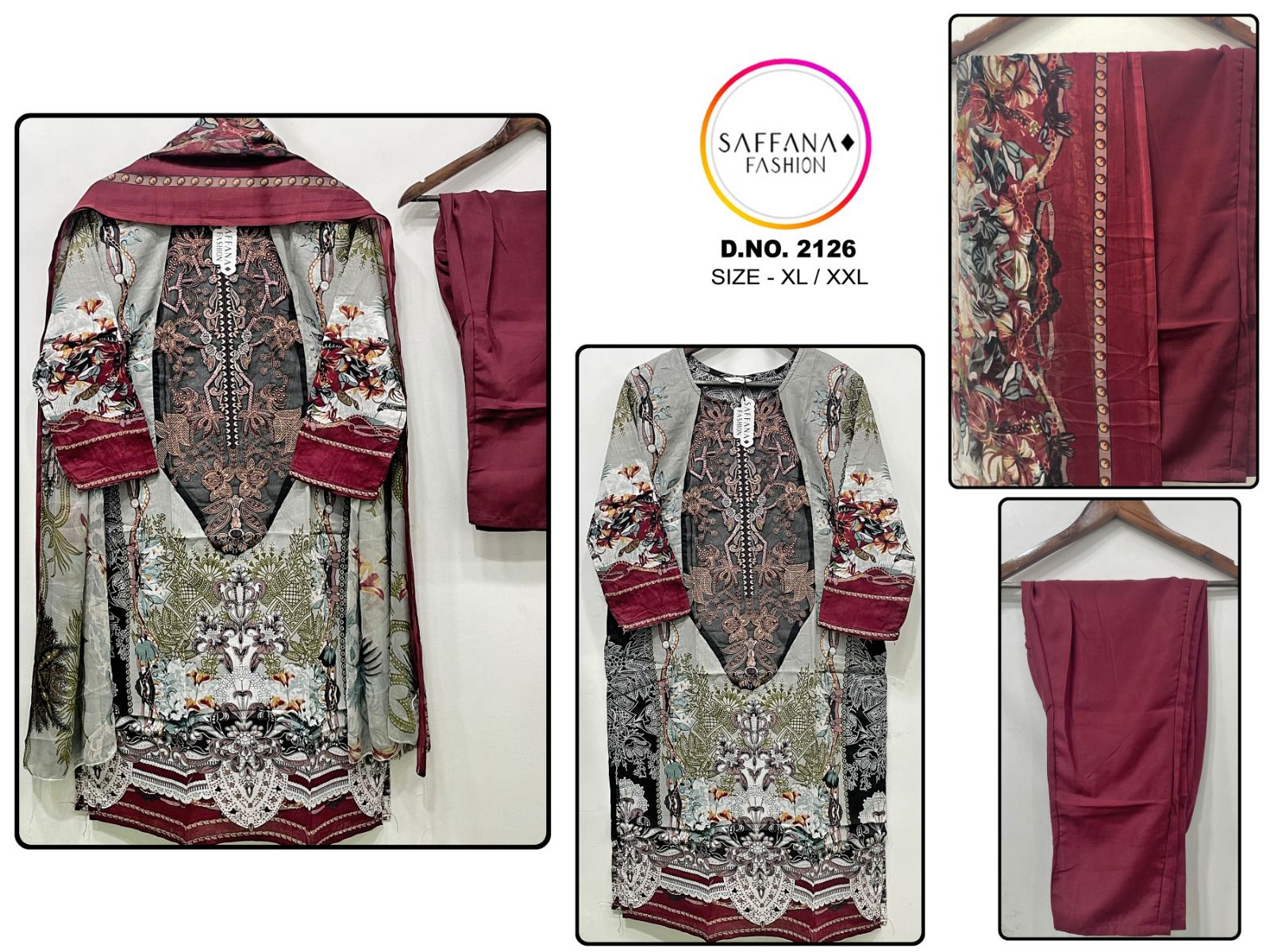 2126 Saffana Pakistani Readymade Suits