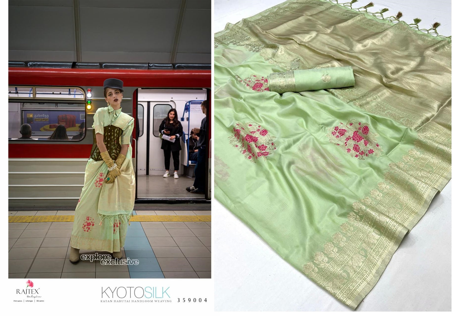 359004 Kyoto Silk Rajtex Sarees