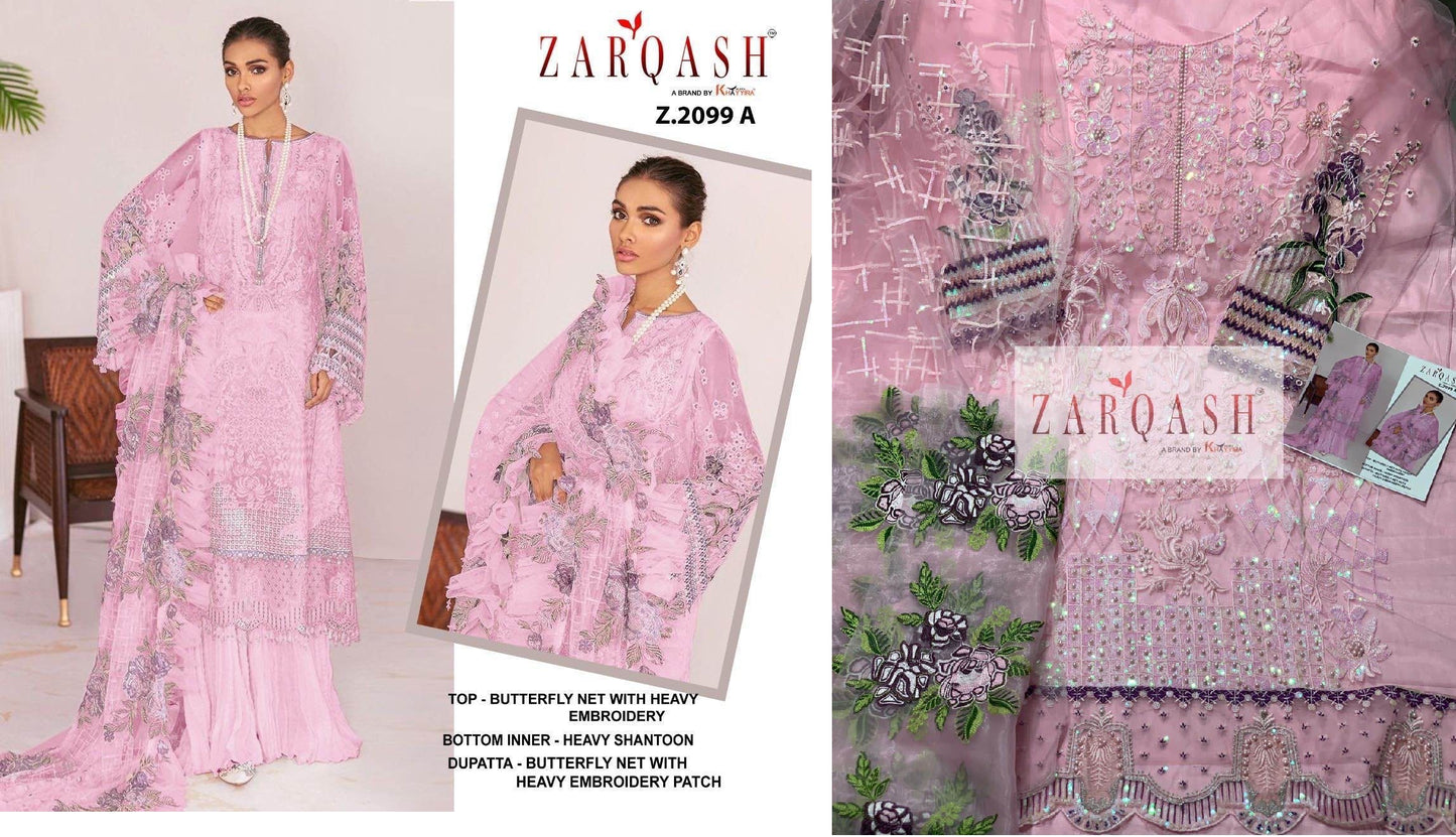 Z-2099A Jihan Vol 2 Zarqash Pakistani Salwar Suits