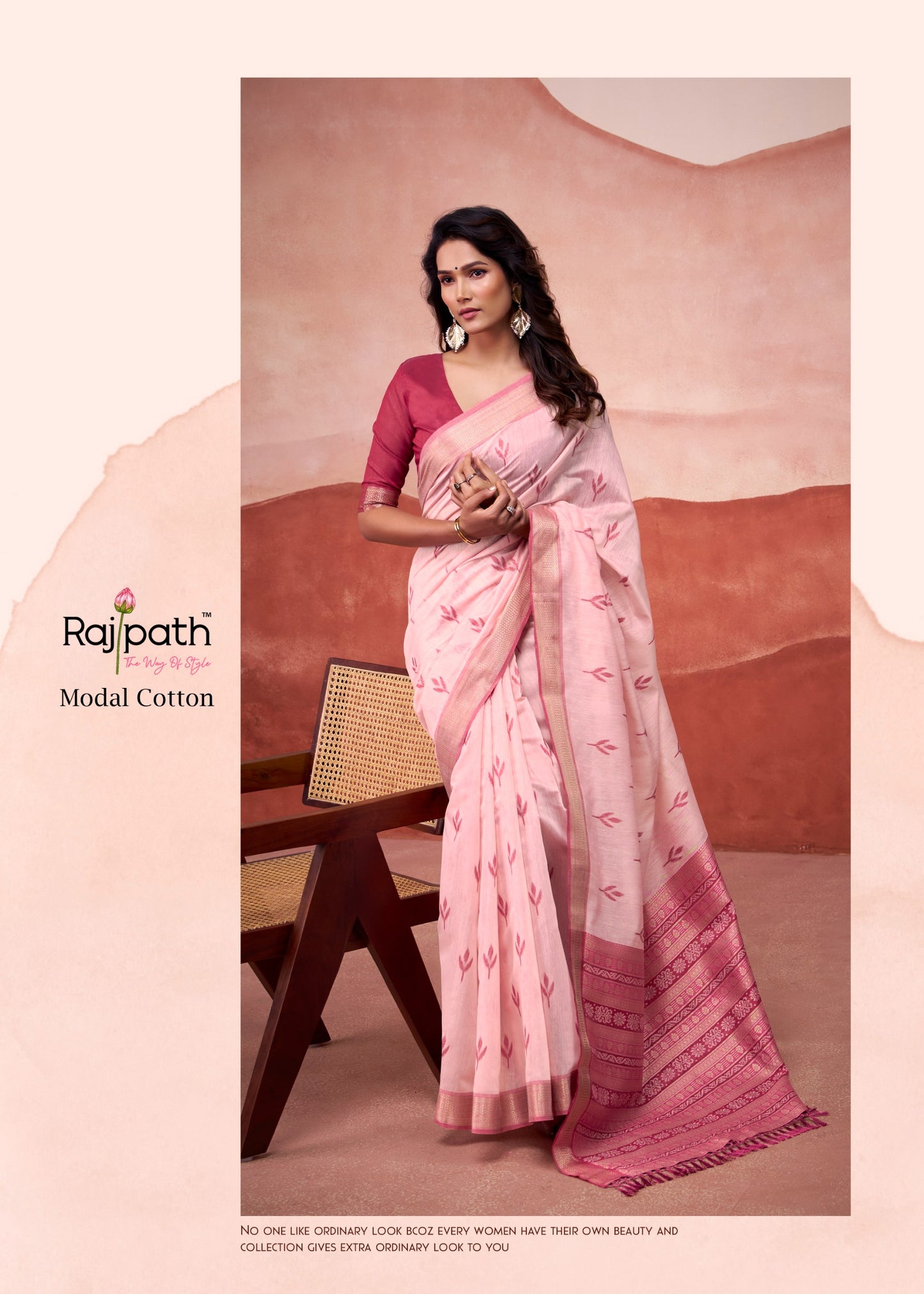 490 Mango Doli Rajpath Modal Cotton Sarees