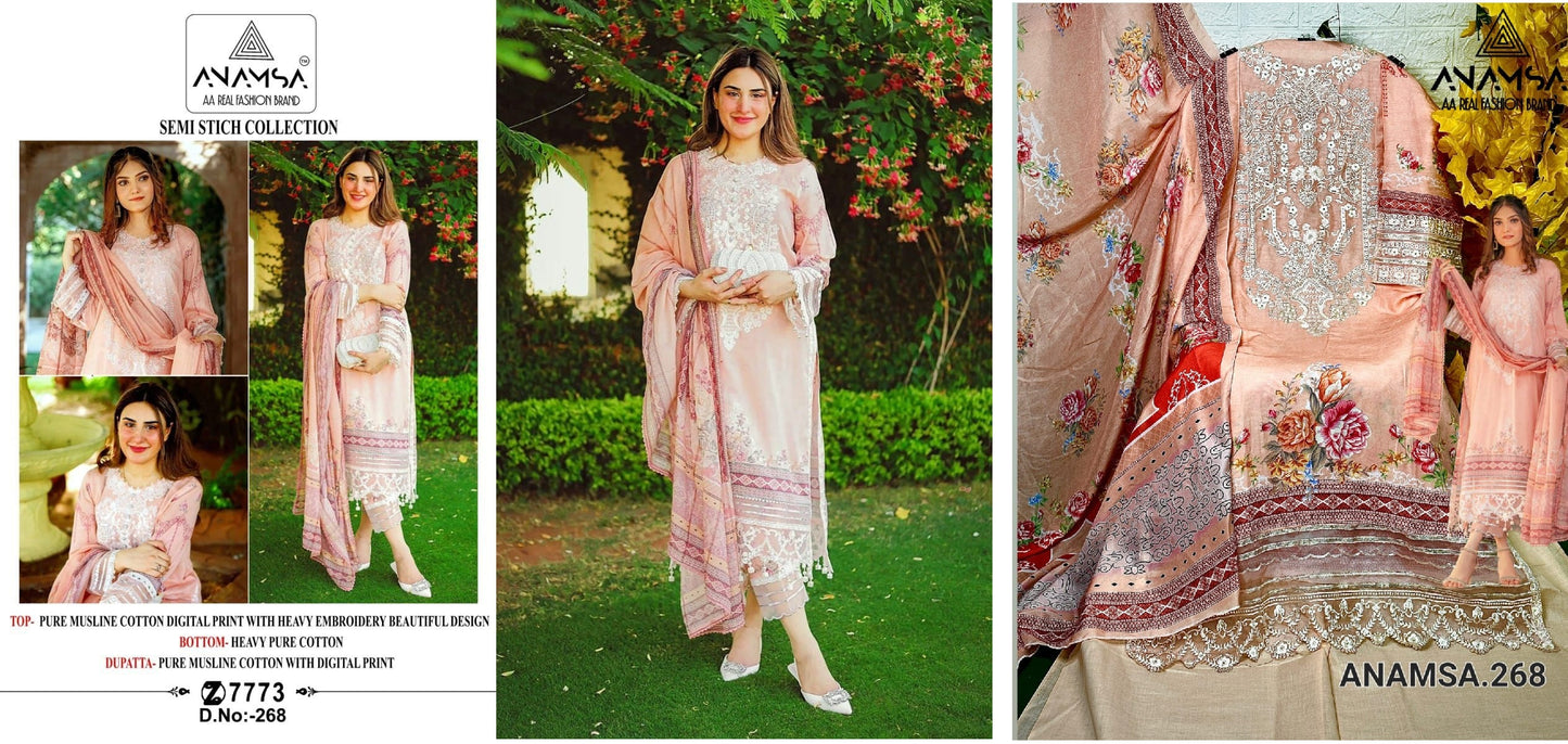 268 Anamsa Pakistani Salwar Suits