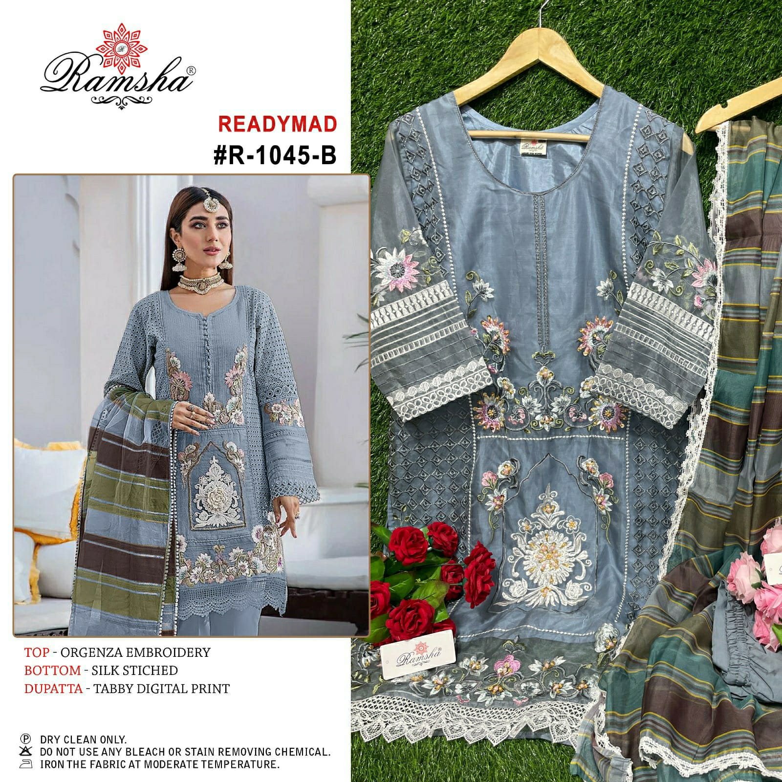 1045B Ramsha Pakistani Readymade Suits