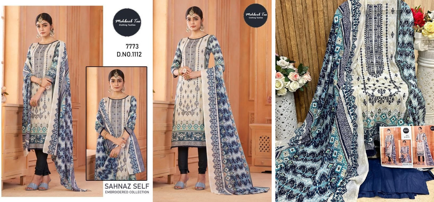 1112 Mehboob Tex Pakistani Salwar Suits