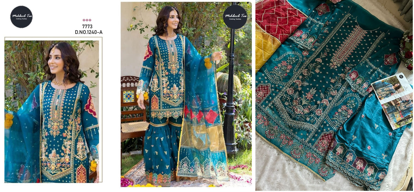 1240A Mehboob Tex Pakistani Salwar Suits