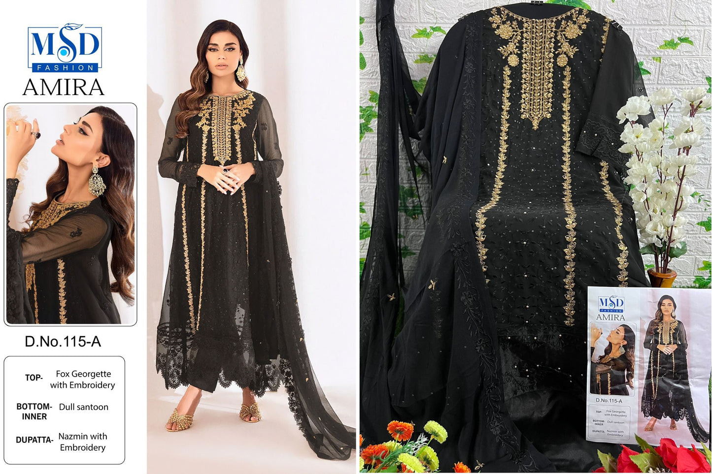 115A Msd Fashion Pakistani Salwar Suits