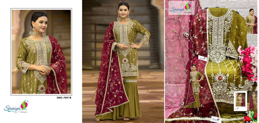 7047B Saniya Trendz Pakistani Salwar Suits