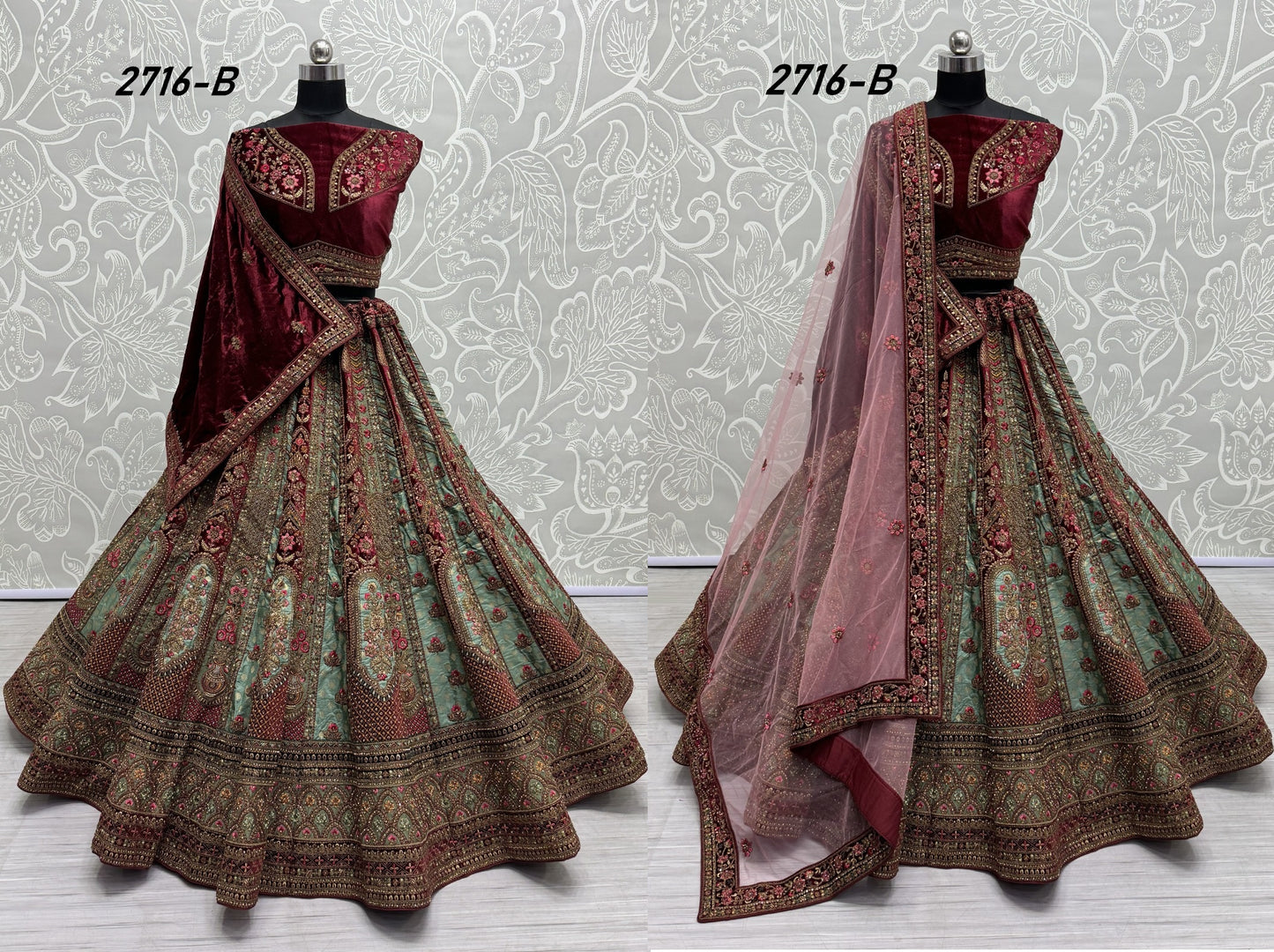 2716B Anjani Art Lehenga Choli