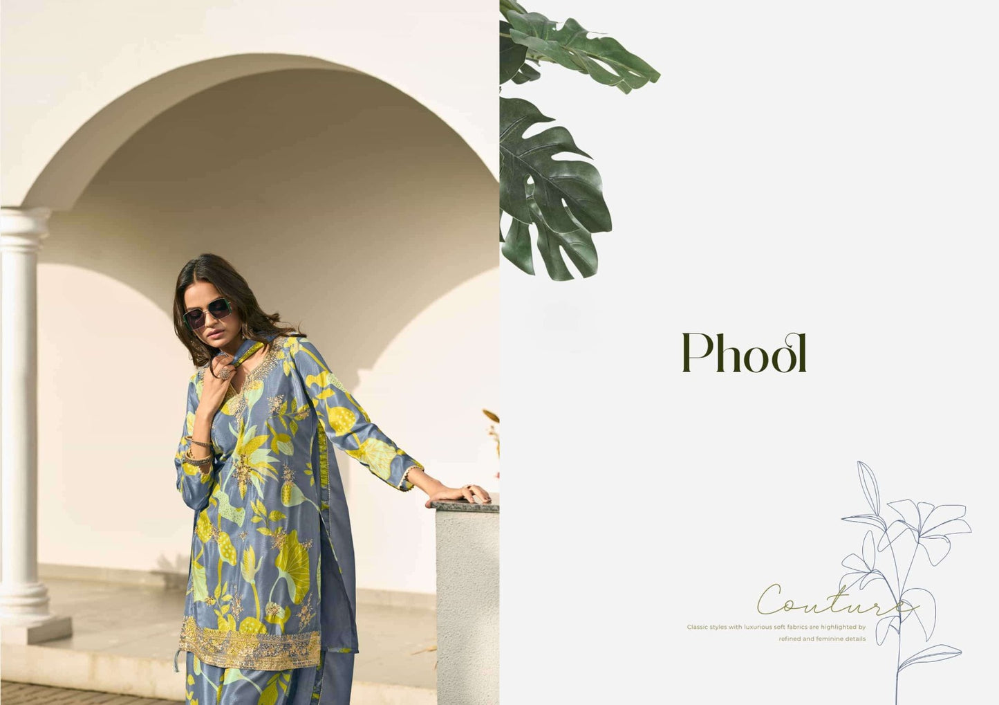 5001 Phool Radha Trendz Premium Chinon Readymade Suits