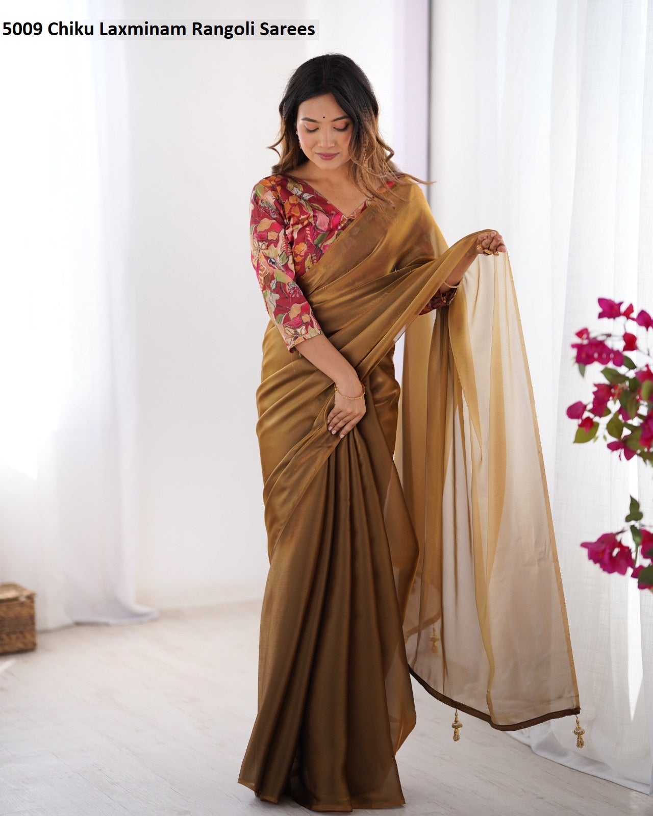 5009 Chiku Laxminam Rangoli Sarees