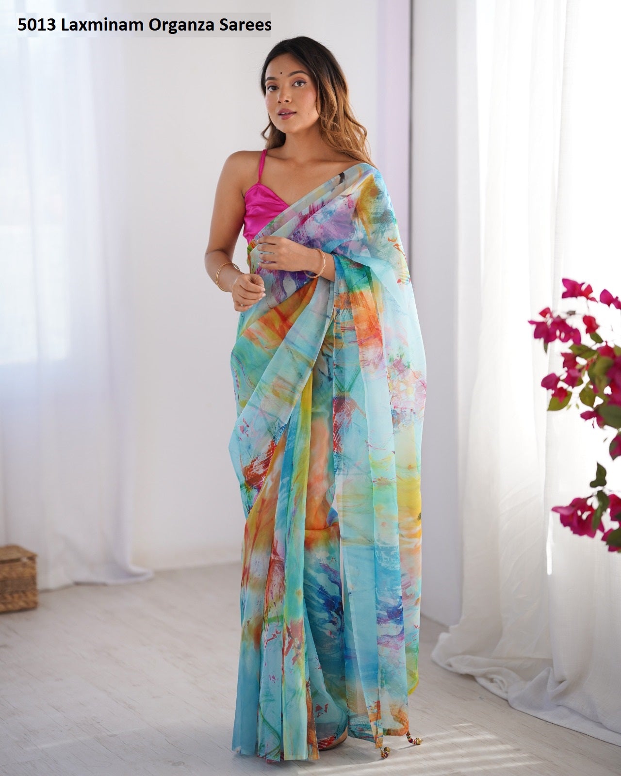 5013 Laxminam Organza Sarees