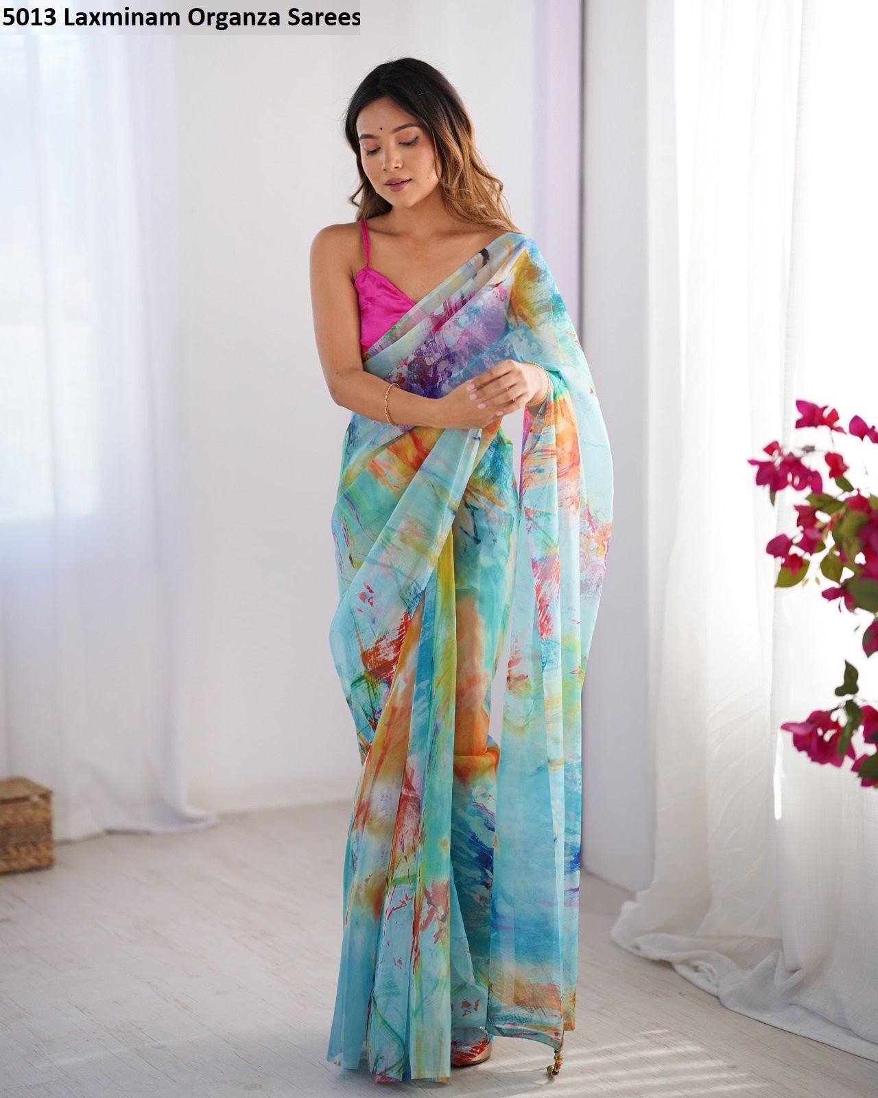 5013 Laxminam Organza Sarees