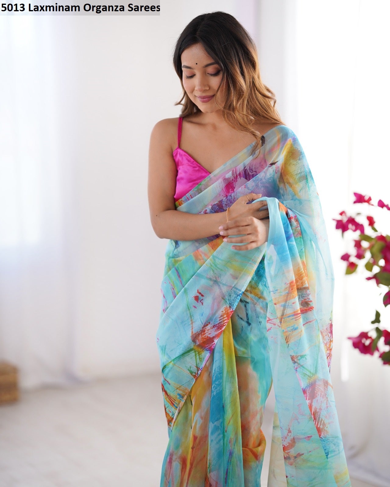 5013 Laxminam Organza Sarees