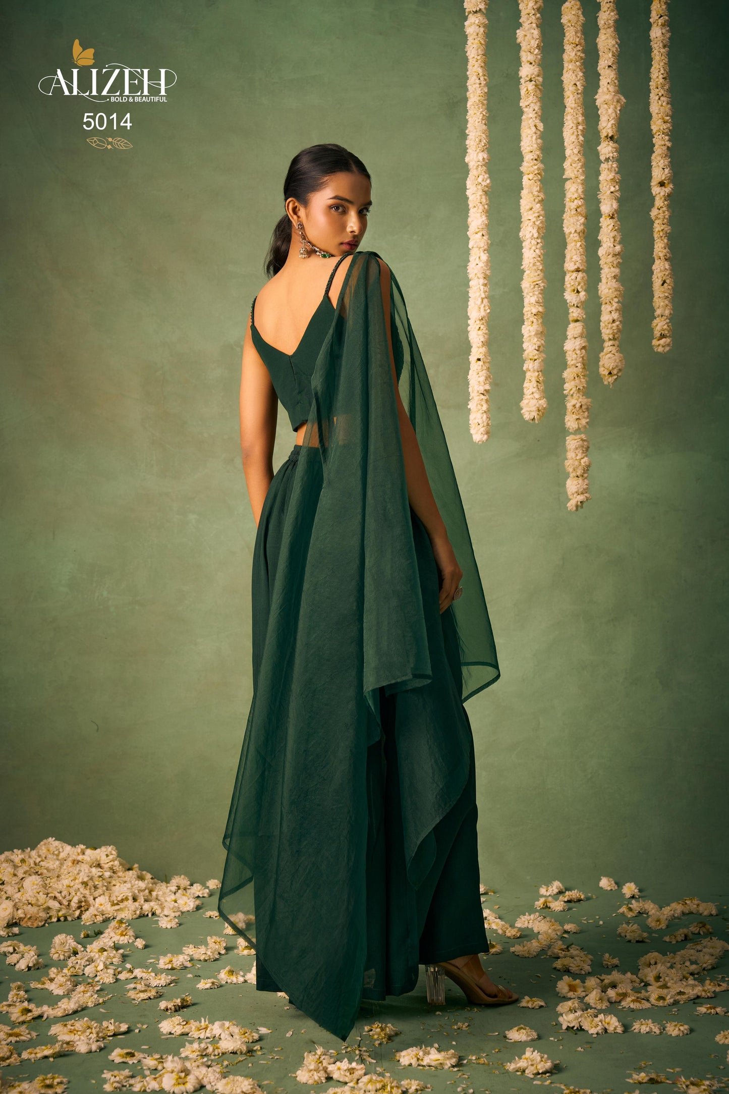 5014 Baahar Alizeh Sharara Indowestern Pair