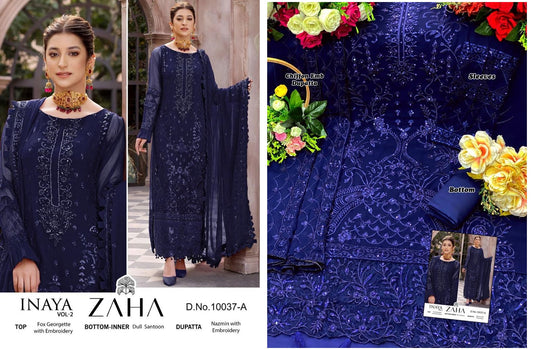10037-A Inaya Vol 2 Zaha Pakistani Salwar Suits