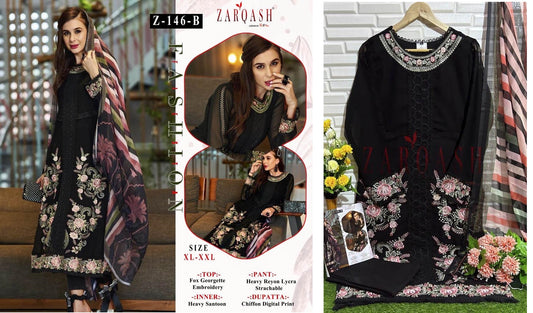 Z-146-B Zarqash Pakistani Readymade Suits
