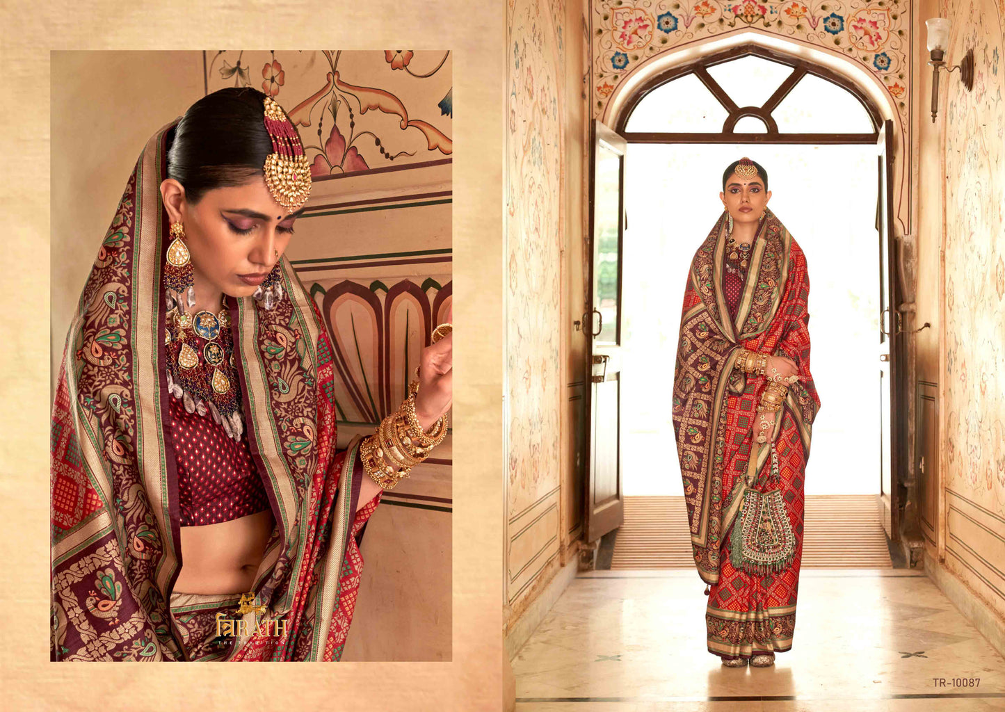 10087 Yamuna Trirath Sarees