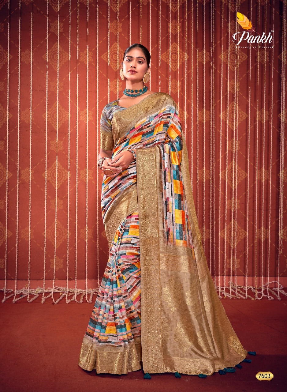 7603 Swastik Pankh Sarees