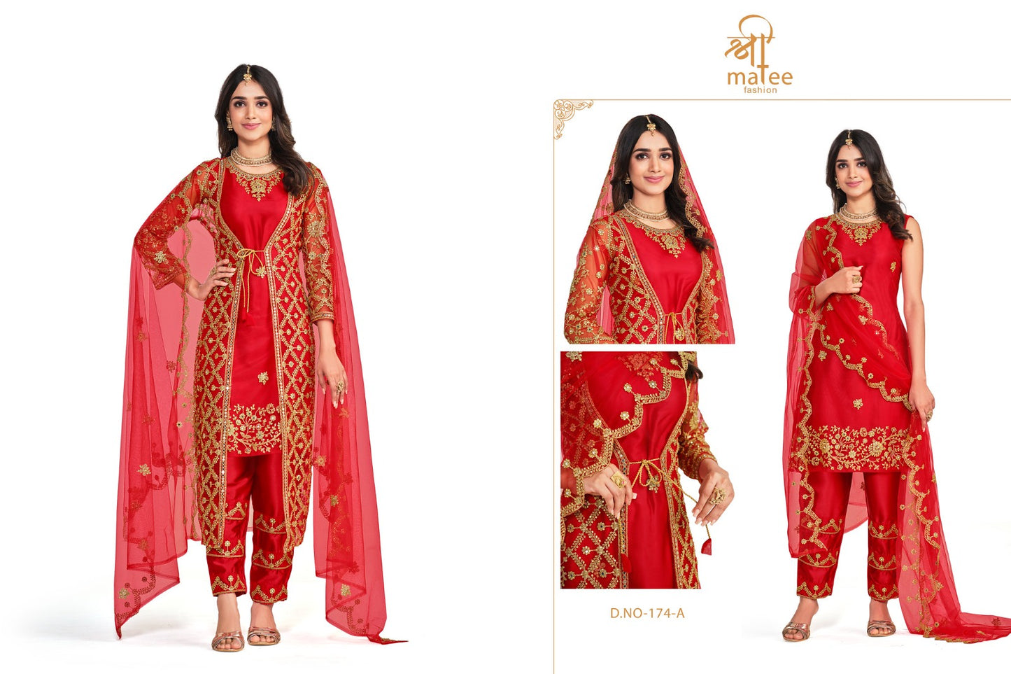 174A Mirror Vol 15 Shree Matee Fashion Unstitched Suits