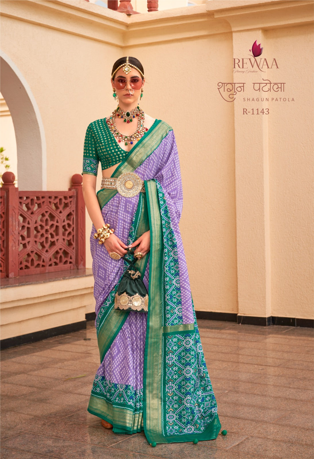 1143 Shagun Patola Rewaa Sarees