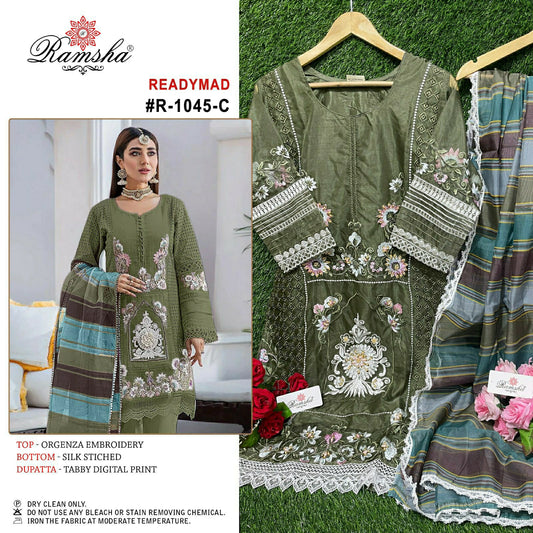 1045C Ramsha Pakistani Readymade Suits