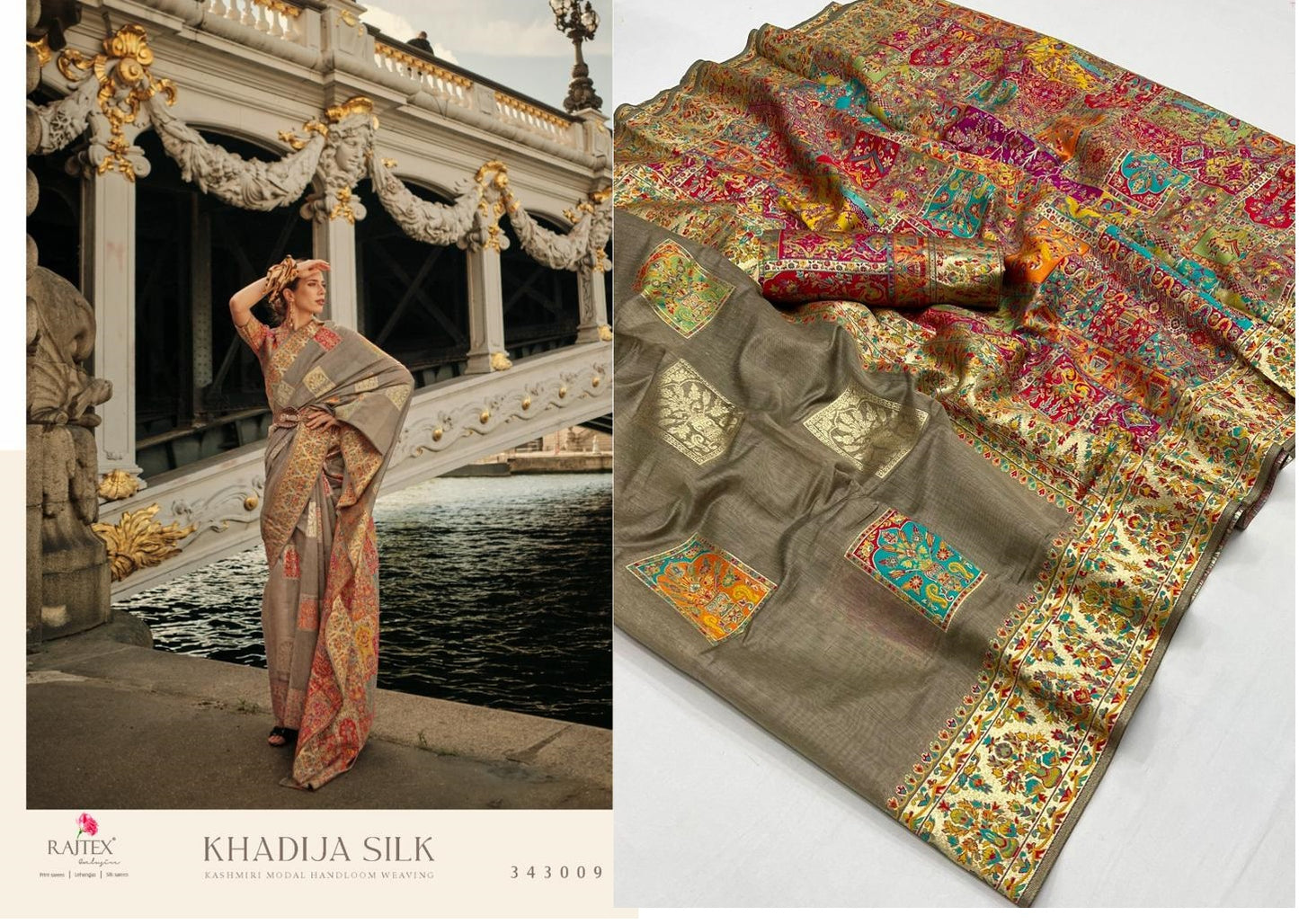 343009 Khadija Rajtex Sarees