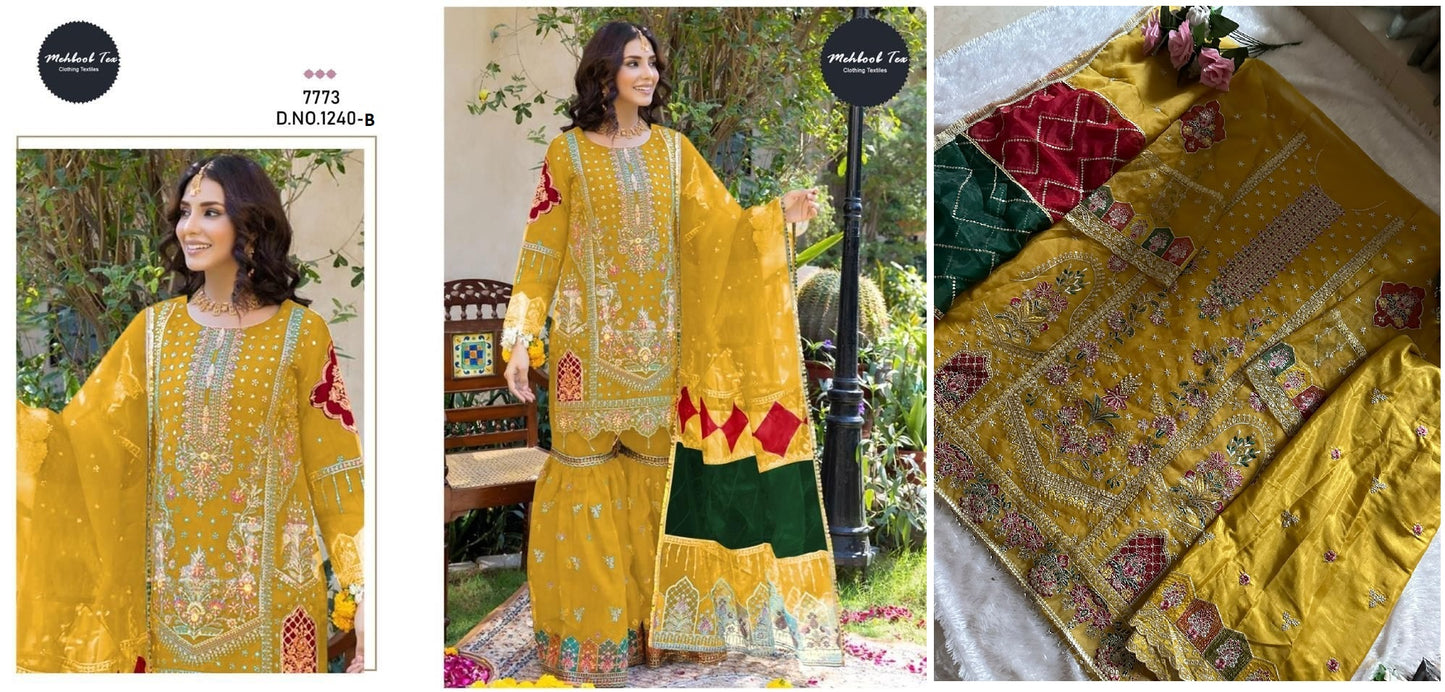 1240B Mehboob Tex Pakistani Salwar Suits