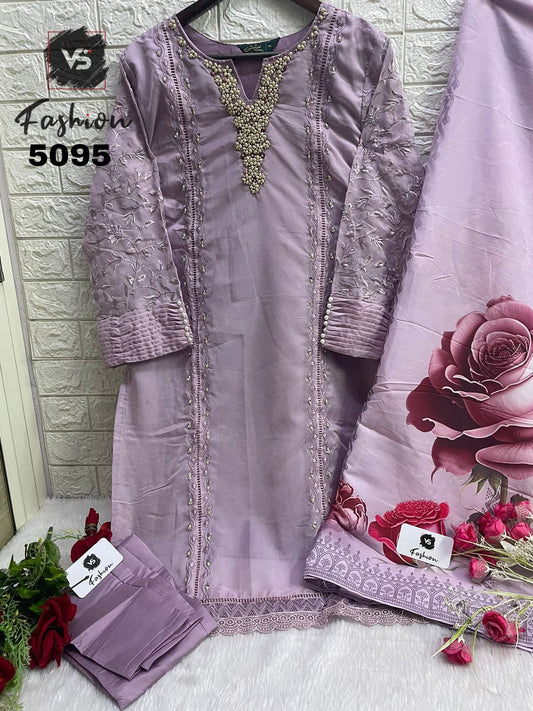 5095Violet Vs Fashion Pakistani Readymade Suits