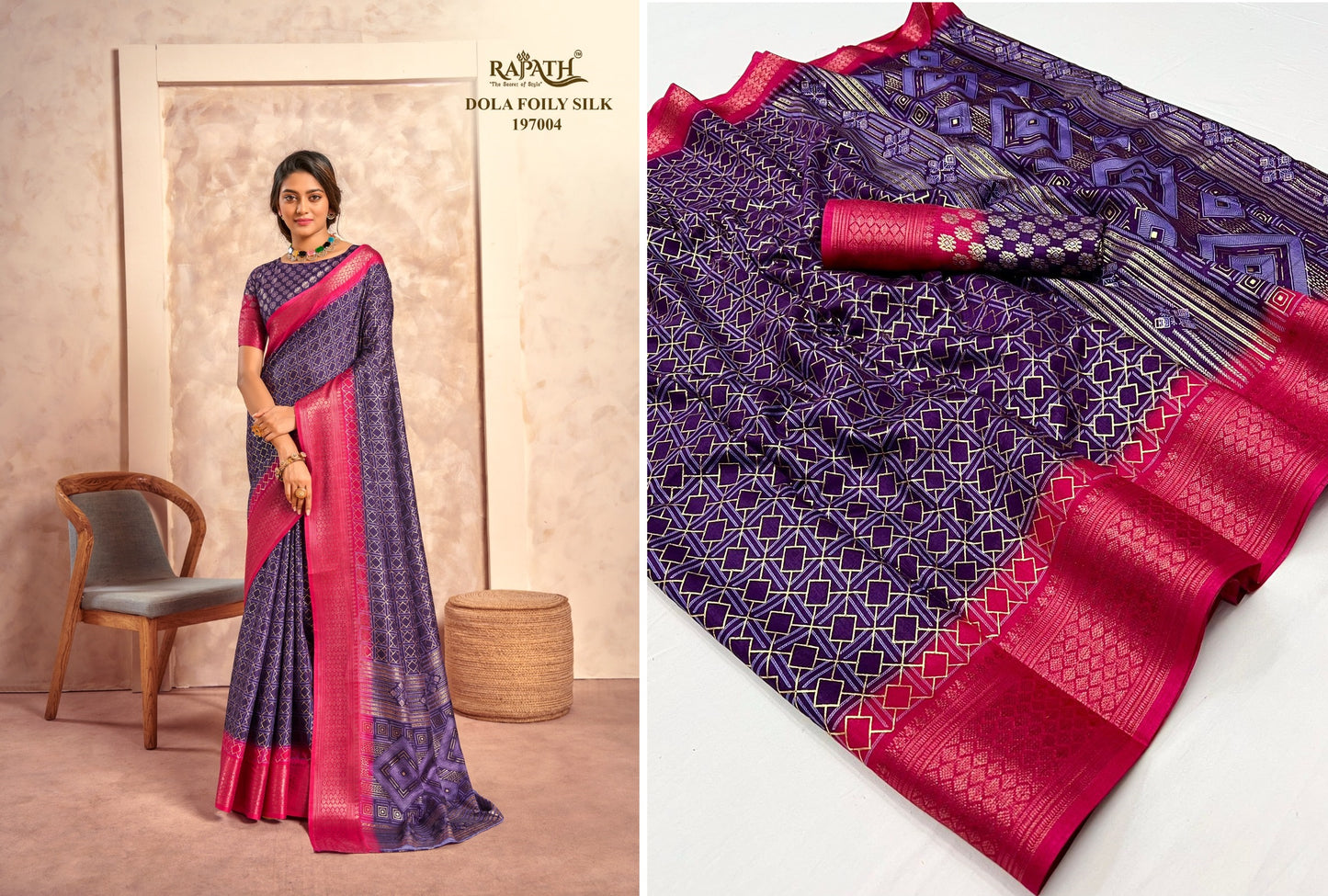 197004 Celo Silk Rajpath Sarees