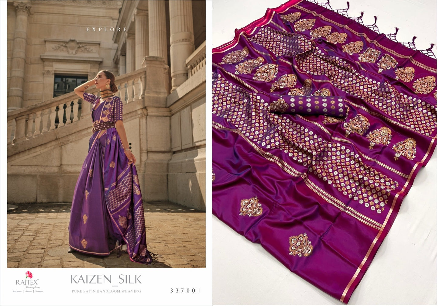 337001 Kaizen Silk Rajtex Sarees