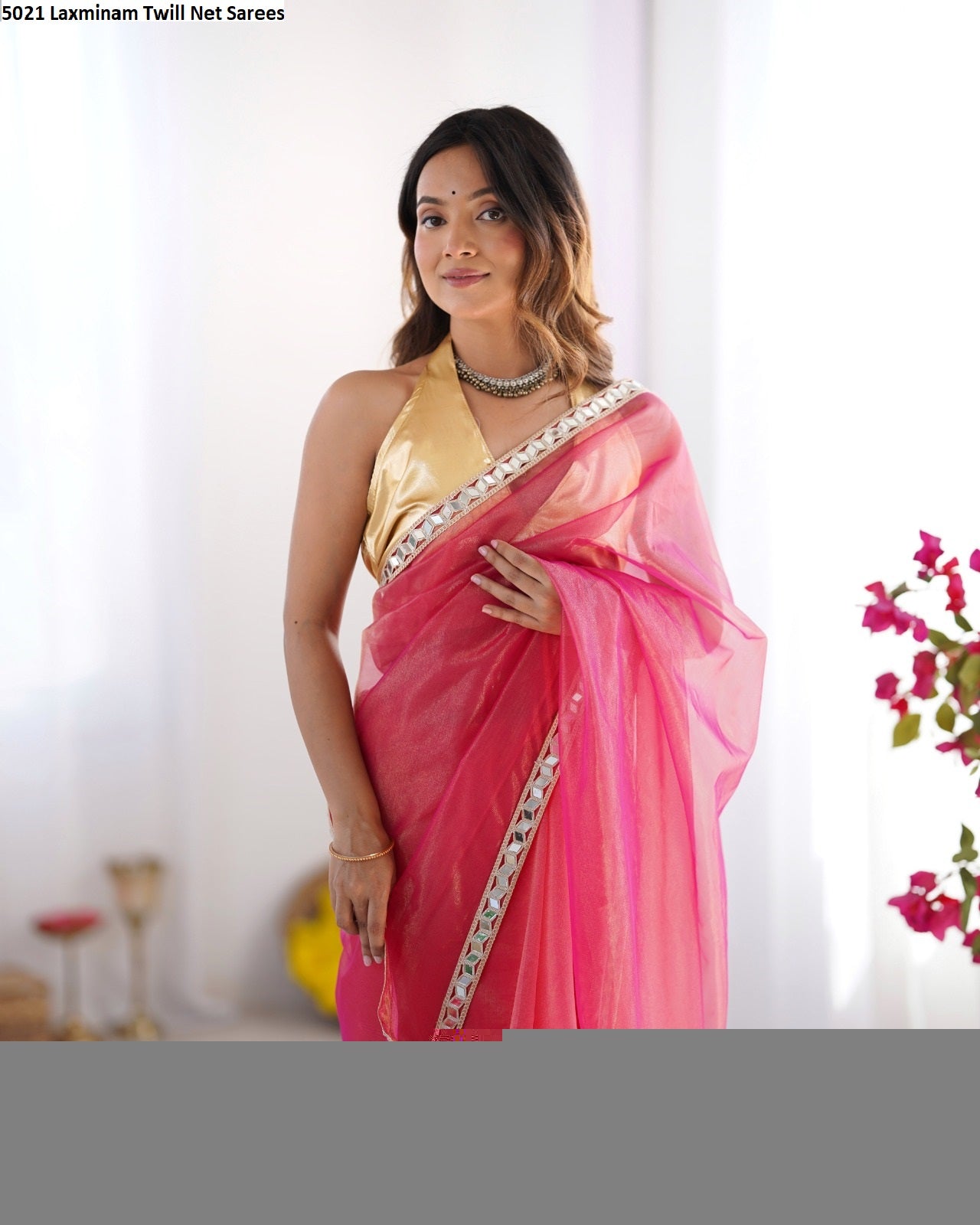 5021 Laxminam Twill Net Sarees